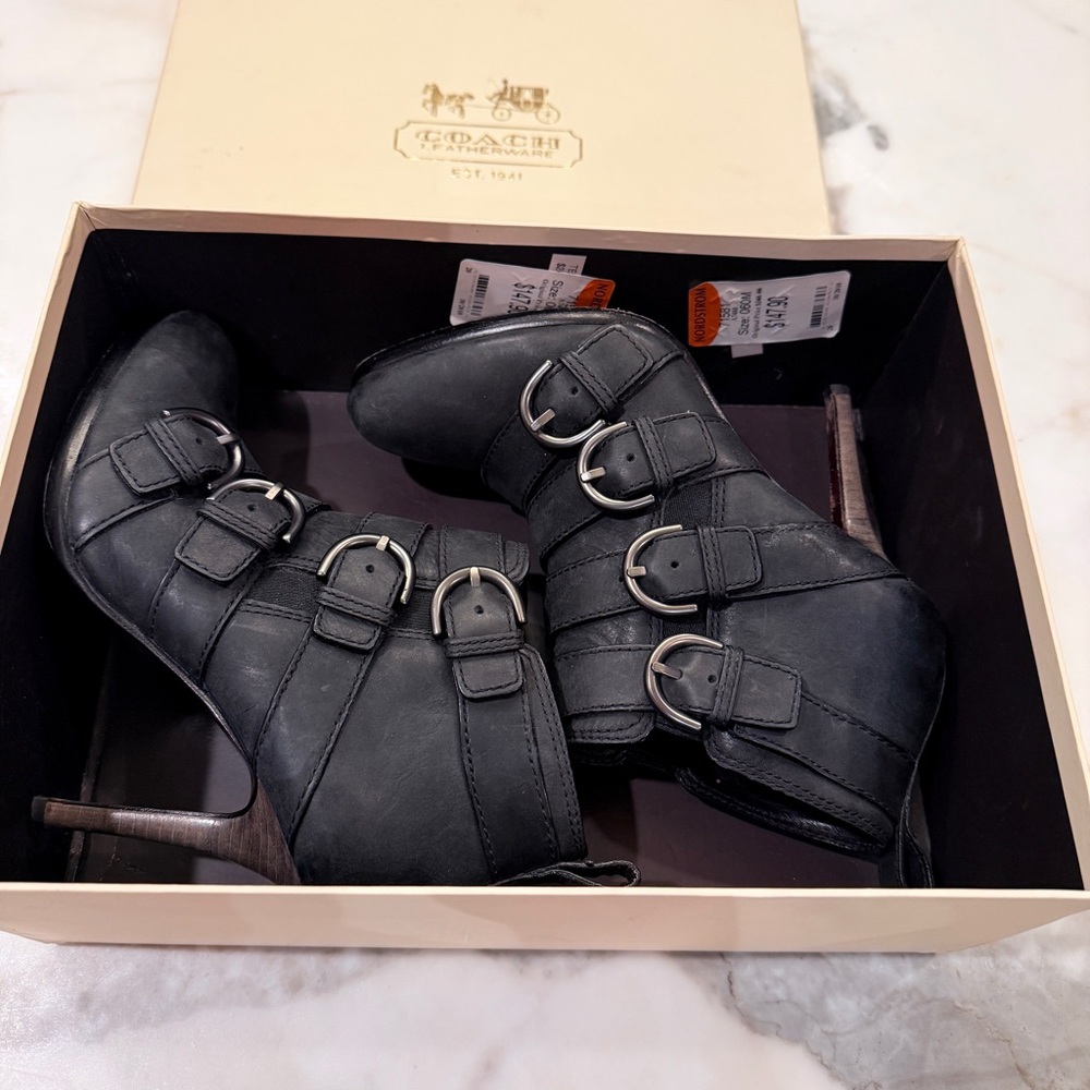 Coach Bootie Heels Tessie Vintage Women’s 6 - Picture 8 of 8